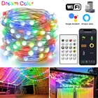 Светодиодная гирлянда с Wi-Fi и пультом ДУ