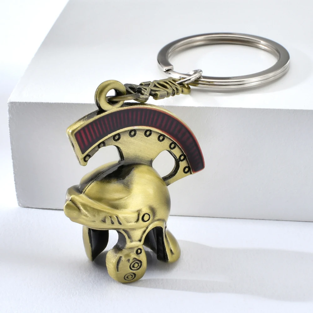 Новейший винтажный итальянский рыцарский шлем Vicney - брелок Retro Key chain Centurion Ring в качестве подарка.