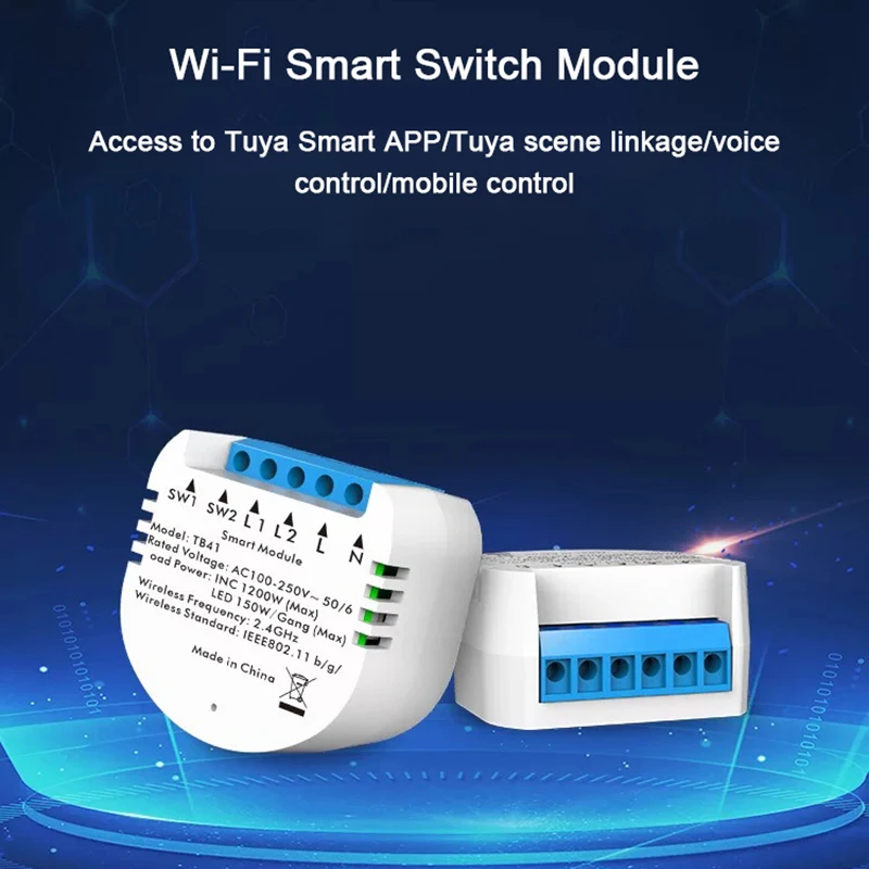 

Умный мини-светильник ключатель с Wi-Fi и управлением через приложение