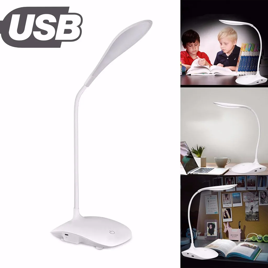 Светодиодный настольная лампа с регулируемой яркостью 3 уровня регулировки