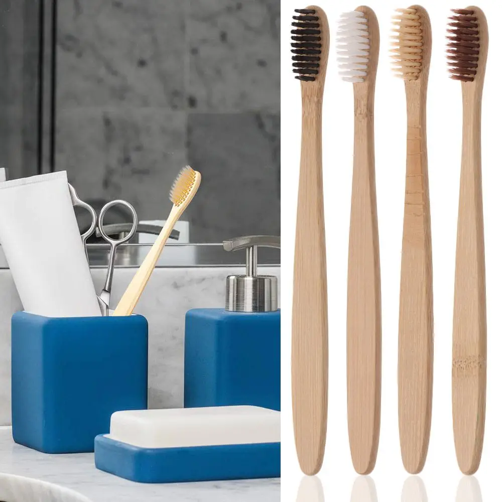 

Fashion Eco Friendly Personal Health Durable Teeth Protector Oral Care Bamboo Toothbrush Soft Medium Brushes