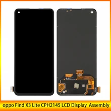 LCD Louch Screen Digitizer Full Assembly for Oppo Find X3 Lite CPH2145 / X3 NEO CPH2207 Mobile Phone Repalcement Parts