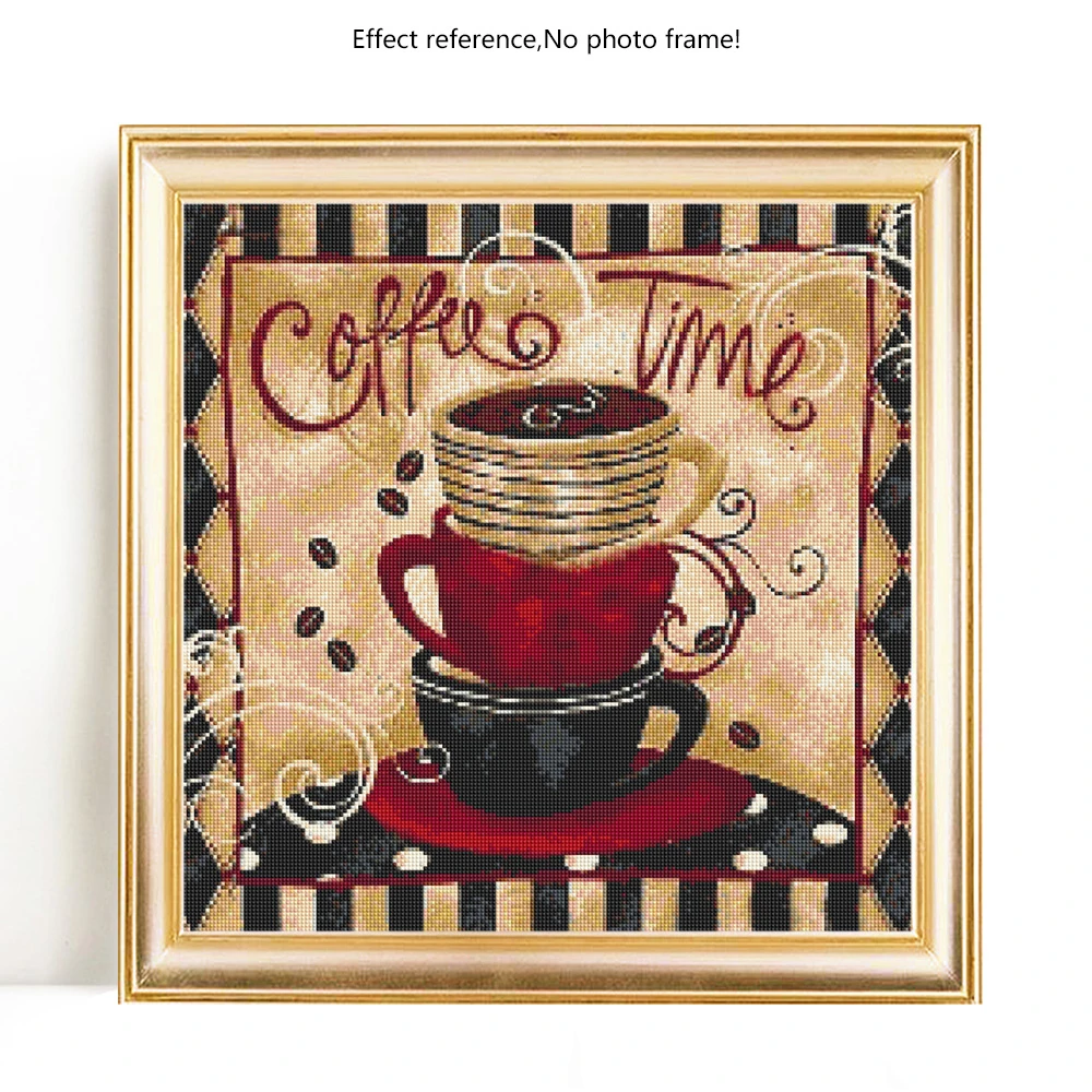 5D сделай сам квадратная круглая алмазная живопись вышивка чашка кофе крестиком