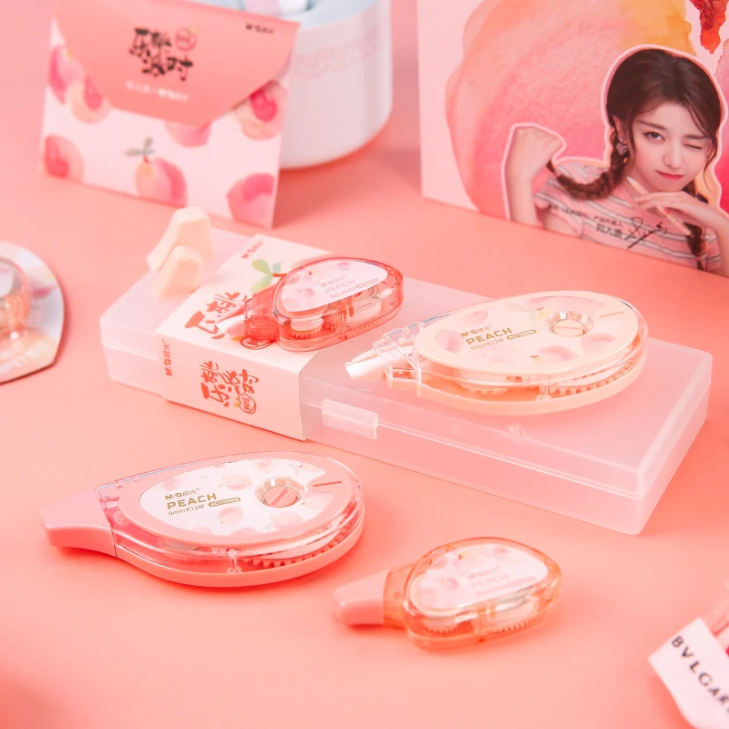 48 м милая &quotSweet Peach Limited&quot Корректирующая лента M &amp G Kawaii Белая клейкая школьные