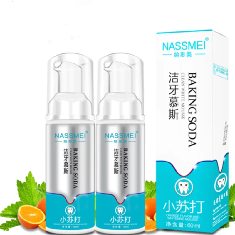 60 мл зубная паста из пены для глубокой очистки инструмент удаления пятен свежего