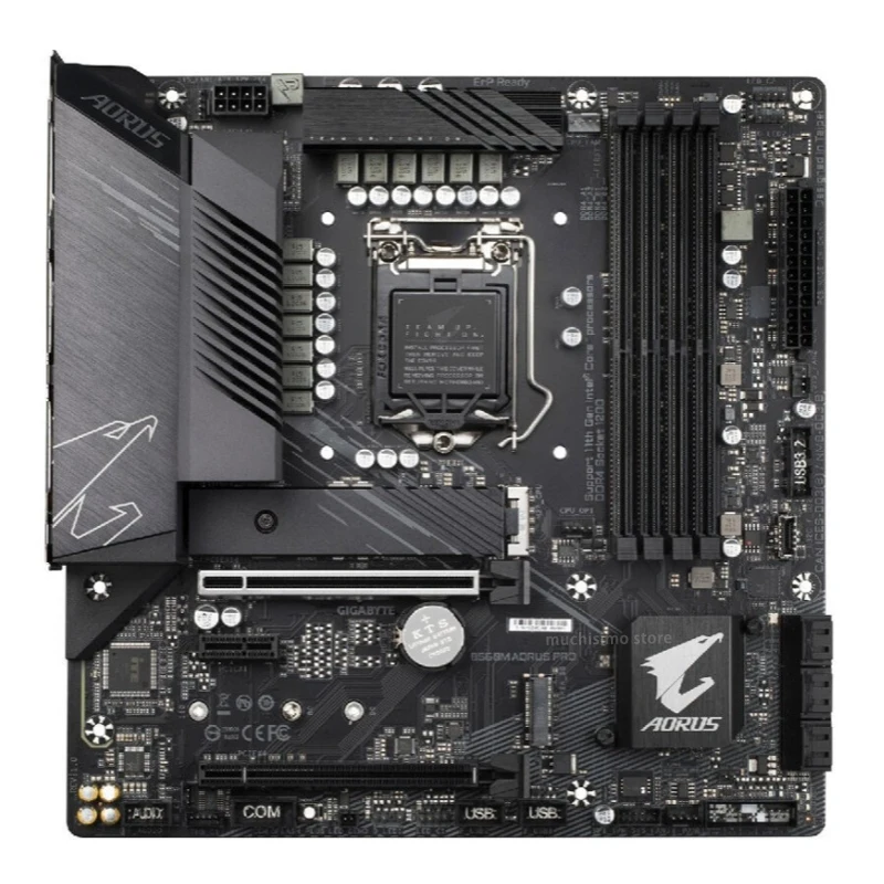 Verkaufen Gigabyte PRO B560M AORUS PRO Motherboard LGA 1200 DDR4 128GB Unterstützung 10th/11th-Gen CPU PCI-E 4,0 B560 Placa-Mãe 1200 M-ATX Neue