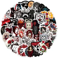 103050pcs mixed gothic style graffiti stickers diy skateboard luggage motorcycle classic toy cool sticker decals for kid gift