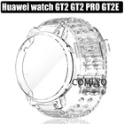 Браслет 2 в 1 для Huawei watch GT2 42 мм 46 мм GT2e GT2 PRO, прозрачный ремешок для наручных часов, защитный чехол