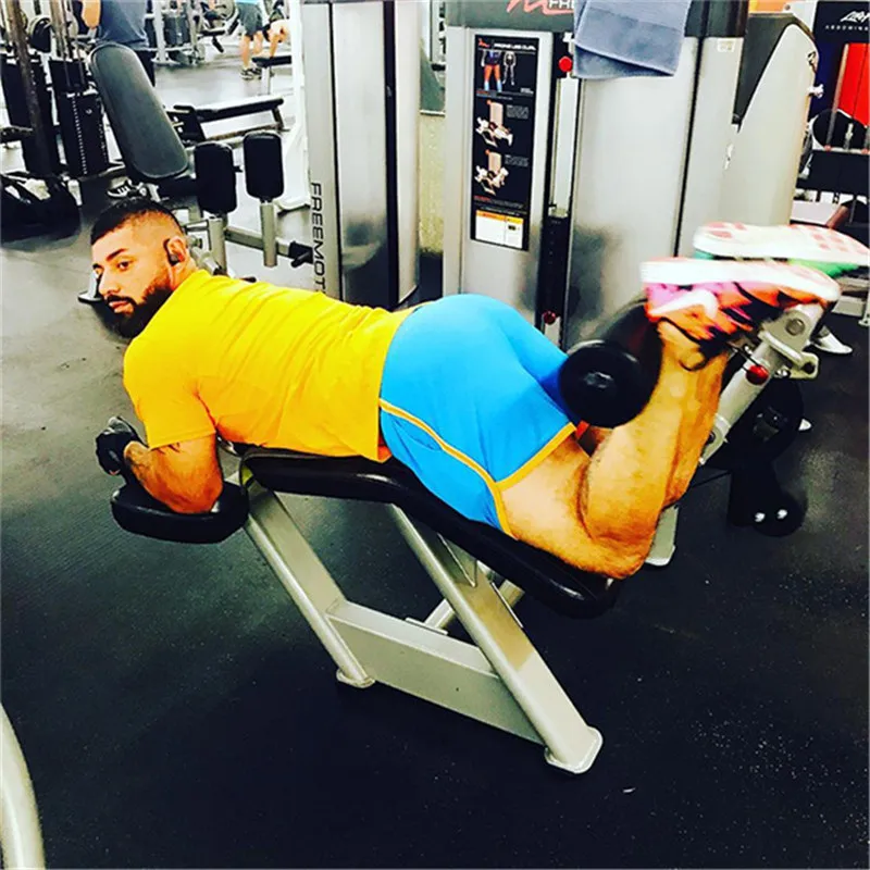 Шорты мужские для фитнеса модные компрессионные быстросохнущие тренировочные