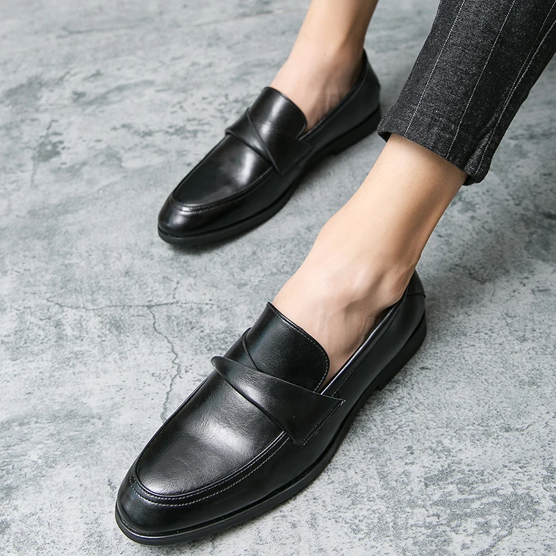 Лоферы мужские дышащие кроссовки без застежки повседневная обувь лоферы