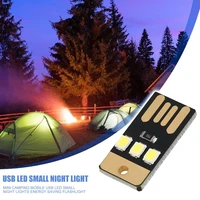 outdoor mini slim for camping night hiking tent lamp light portable energy saving flashlight mobile usb led small lighting
