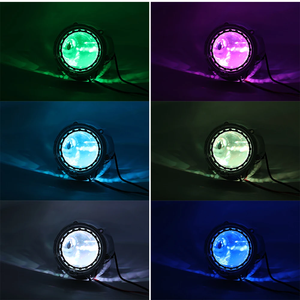 2 в 1 Автомобильные светодиодные RGB-лампы для дневных ходовых огней | Автомобили и