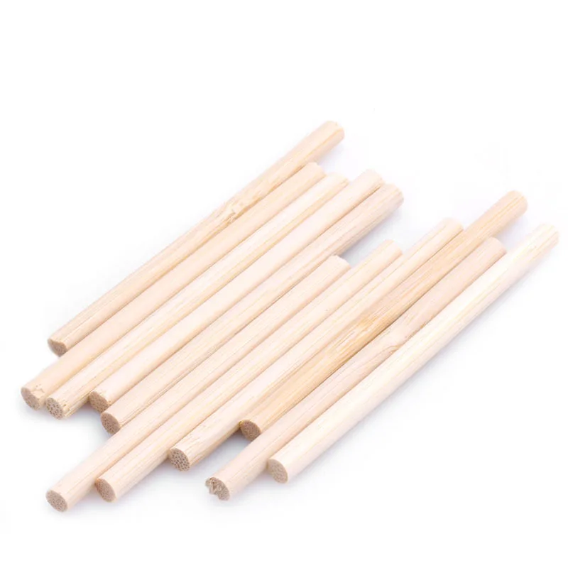 100 шт. 80 мм круглые бамбуковые палочки для леденцов на палочке еды торта дюбели