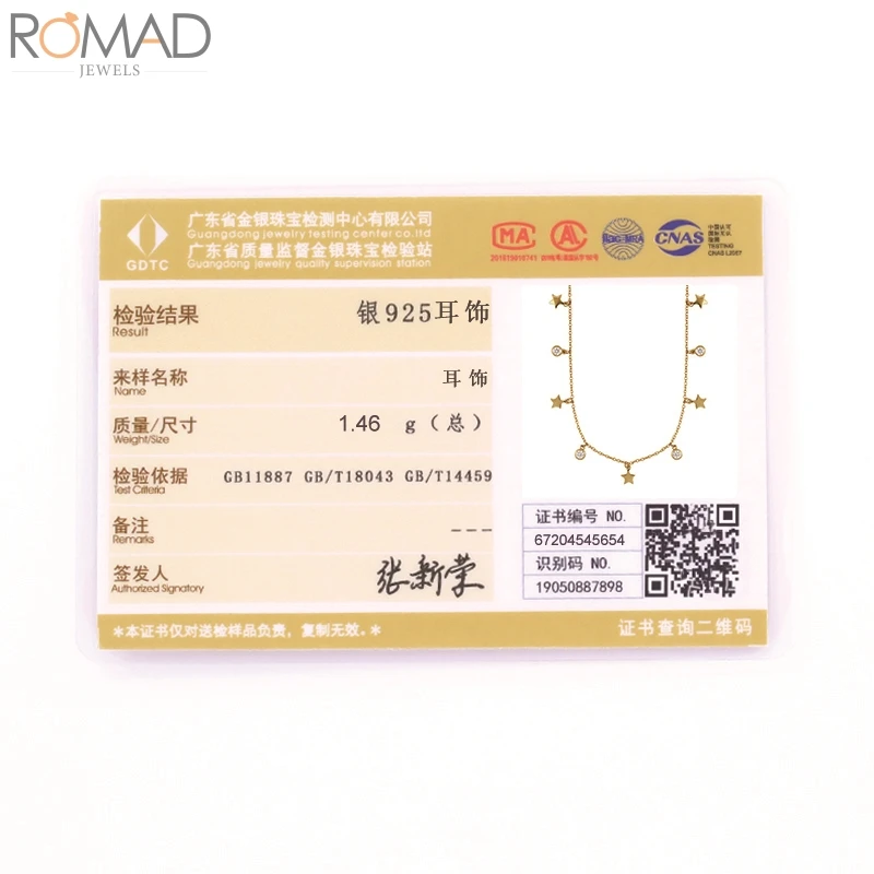 

925 Sterling Silver Necklaces For Women Ins Hang Zircon Star Clavicle Chain Luxury Jewelry Necklace Women PendientesCollares