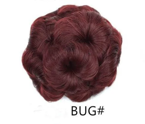 NC/4HL 9 цветов Pervado волосы синтетические волосы кудрявые шиньон коготь Updo Bun Аксессуары женские волосы кусок Стиль Высокая температура волокна - Цвет: NC/4HL