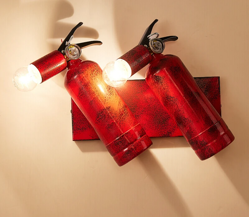 Современная креативная индивидуальная настенная лампа в ретро-индустриальном