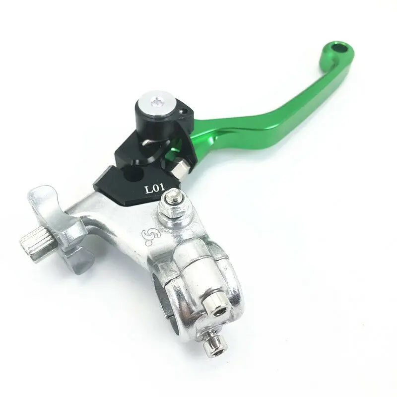 

Green Handlebar Clutch Lever Handle Perch For HONDA CR80R/85R/125R CR250R XR400