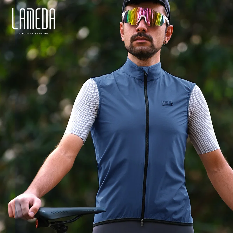 Тонкий и легкий велосипедный жилет LAMEDA ветрозащитная велосипедная дорожная