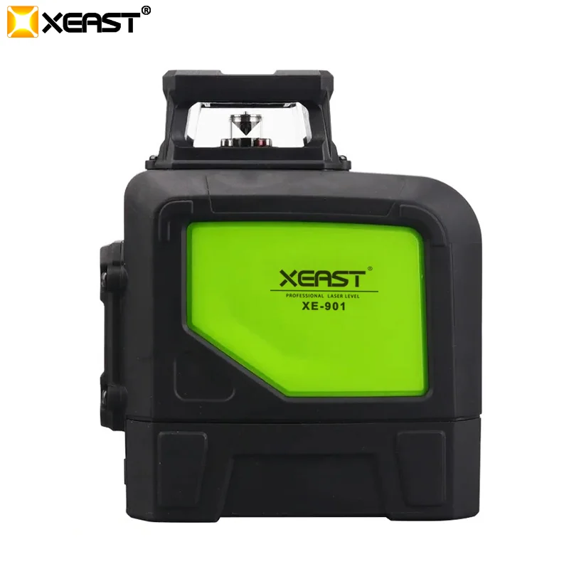 Зеленые лазерные 3D уровни XEAST XE 901 самонивелирующиеся Горизонтальные и
