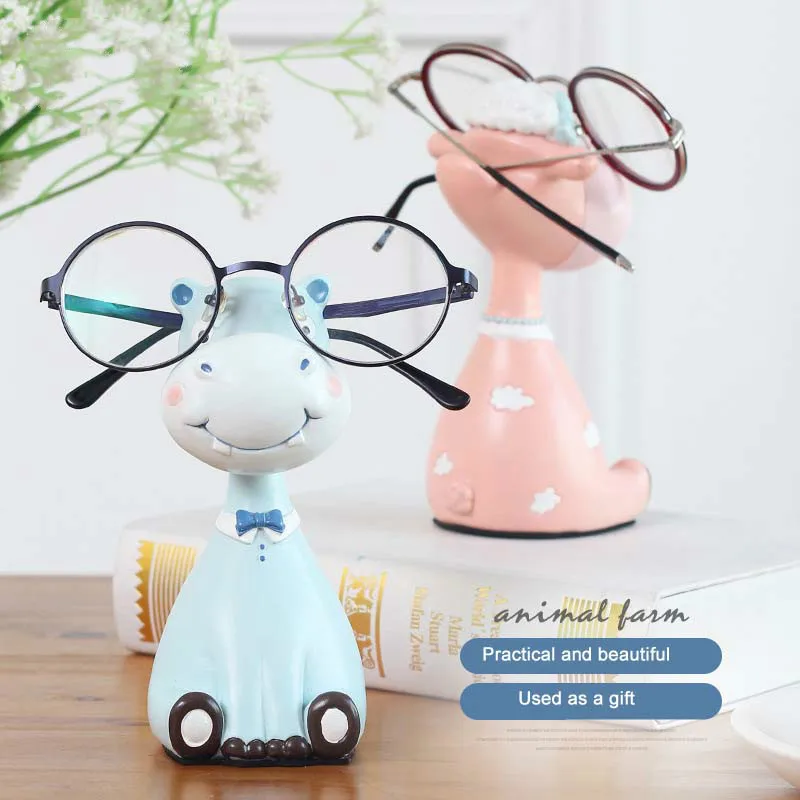

Creative Cute Animal Glasses Storage Holder Store Accessories Office Furnishings Desktop Home Decoration Glasses Storage Rack