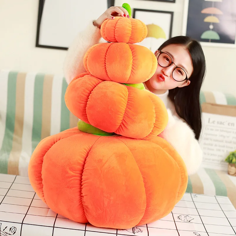 

20/40CM Halloween Pumpkin Plush Stuffed Doll Soft Toy For Children Baby Kids Cushion Sofa Bed Vegetables Pillow Christmas Gift