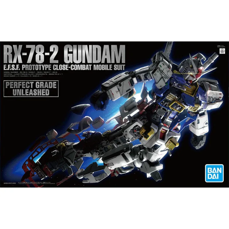 BANDAI идеальный класс UNLEASHED PG 1/60 40th RX 78 2 0 воина гундама модель в собранном виде
