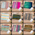 Разноцветный деревянный Коврик для компьютерной мыши MRGBEST, моющийся Нескользящий Резиновый s Not Overlock 22x18 см