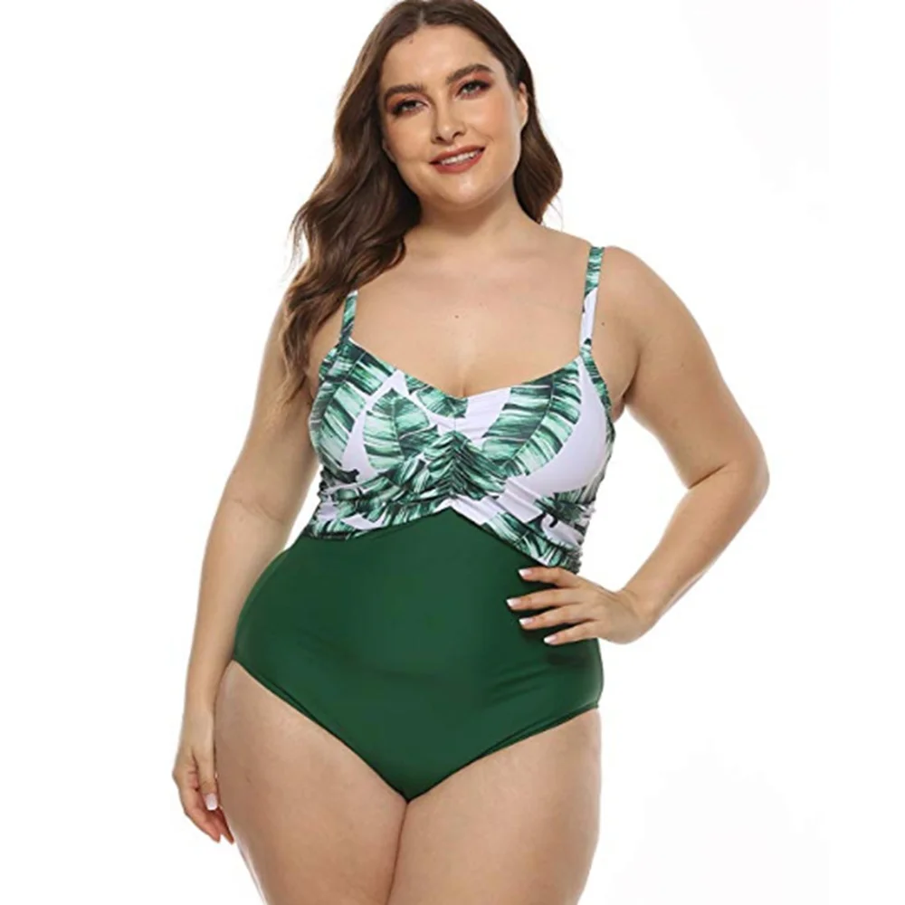 Сексуальный цельный купальник купальники в горошек с рюшами купальные костюмы