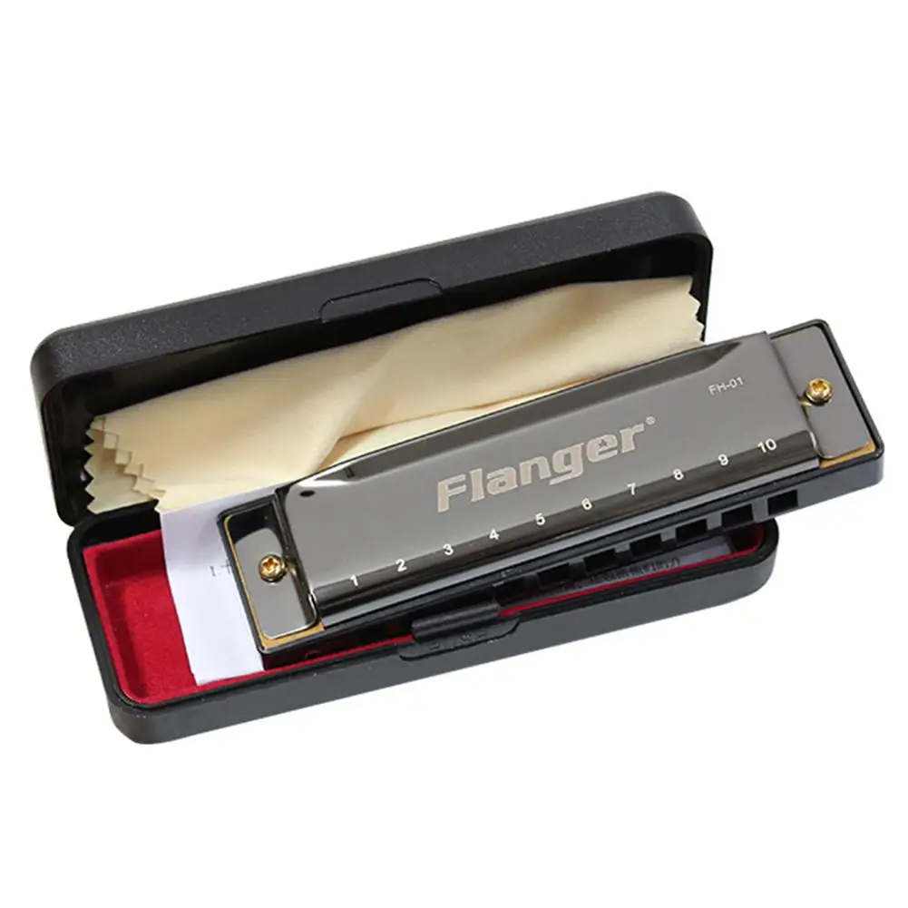1 шт. Flanger FH-01 диатоническая Губная гармошка для блюза стандартные начинающие