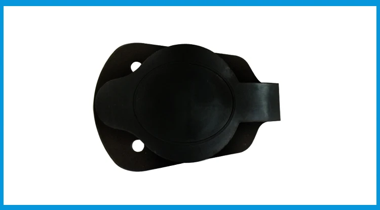 

2 pieces Black color PVC CAP and GASKETS for flush mount fishing rod Rack holders 7739N