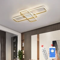 minimalism modern led ceiling lights for living room bed room led techo ac85 265v blackgold color ceiling lamp home lighting