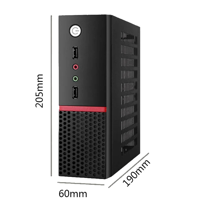 Для Mini ITX Чехлы USB2.0 2 5 дюймов HDD SSD SGCC компьютерный игровой ПК настольный корпус HTPC