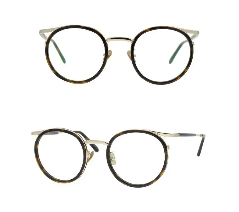 LKK модная оправа для очков мужчин и женщин винтажная с круглыми прозрачными