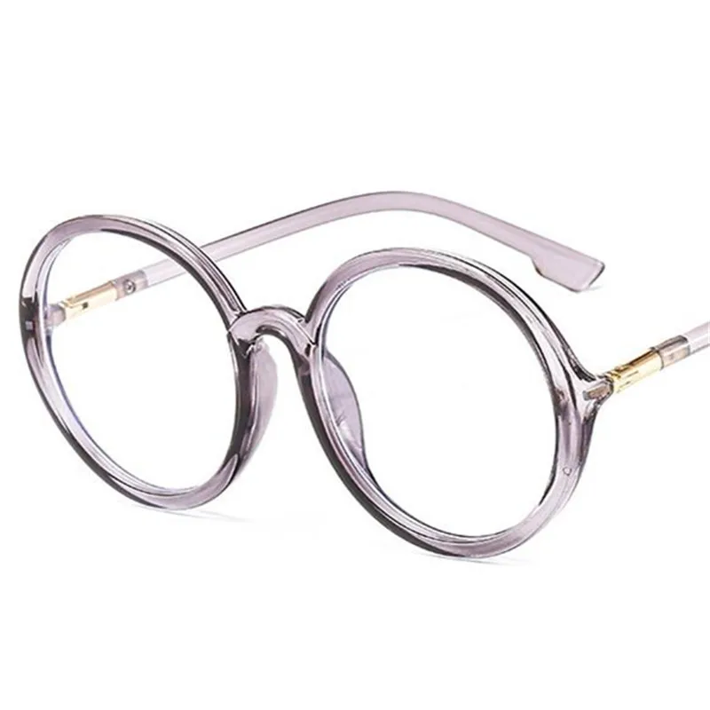 10P Fashion Anti-Blue Glasses Women & Men Optical Eyewear Round Frame Spectacles Anti-UV Spectacles Eyeglasses