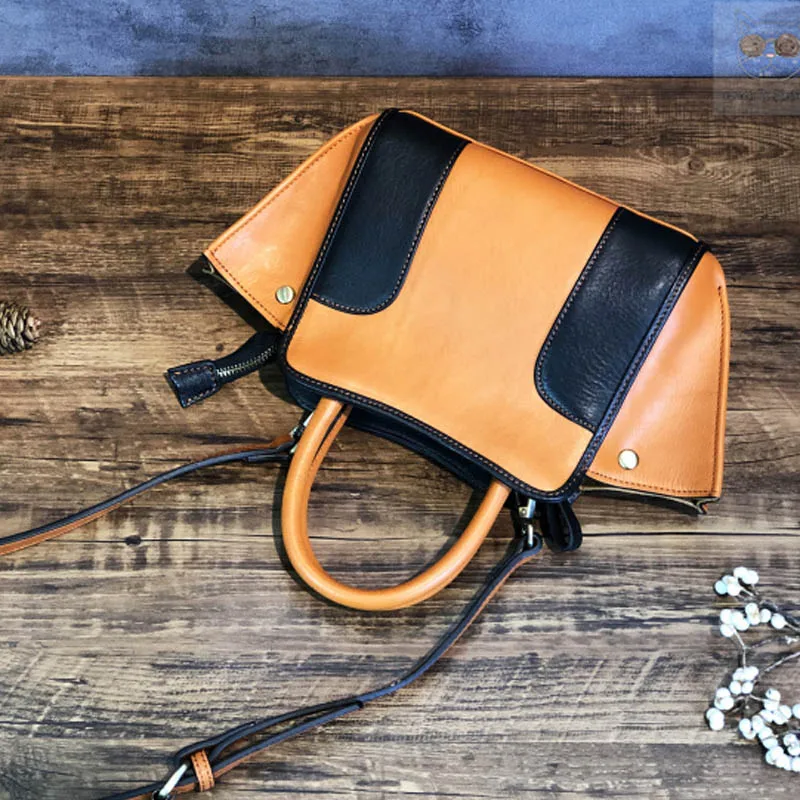 Сумка SUWERER женская из натуральной воловьей кожи модный саквояж на плечо от