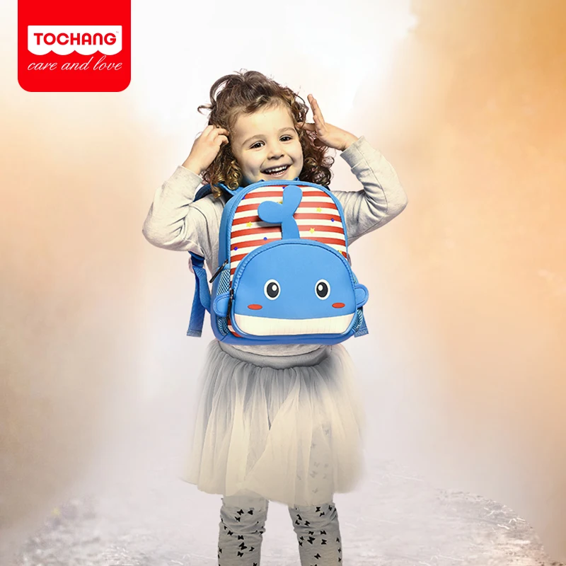 

2020 New 3D Animal Children Backpacks Lovely Girl Boys Backpack Toddler Kids Neoprene School Bags Kindergarten Cartoon Bag