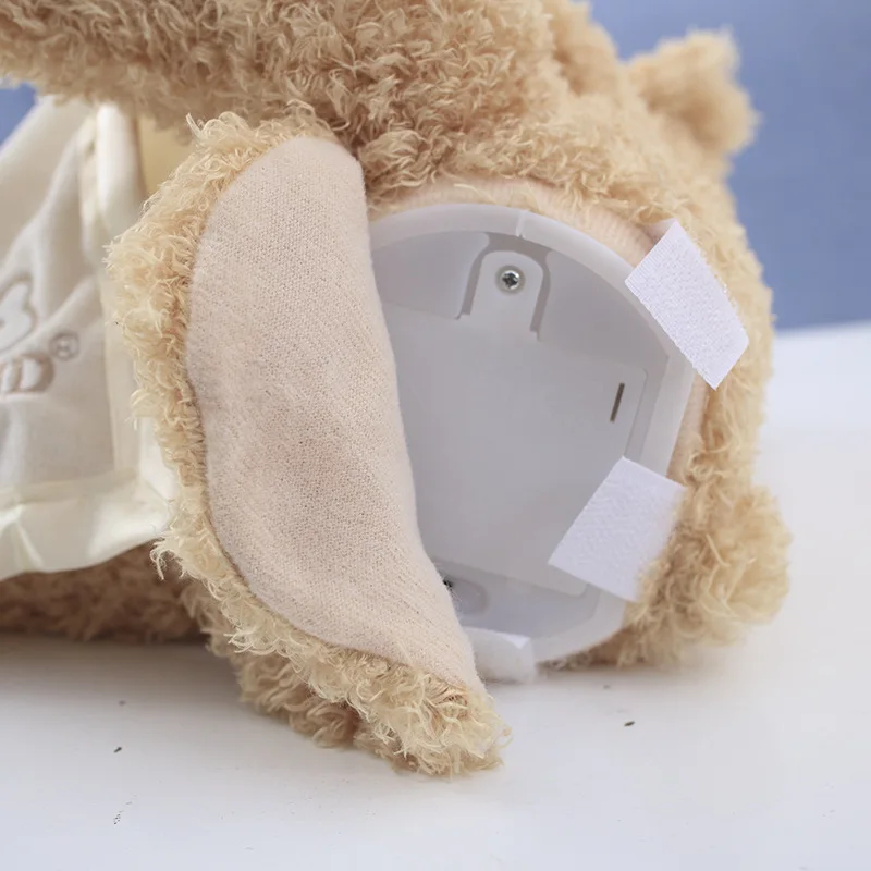 Музыка 30 см медведь игра в прятки говорящий плюшевый плюшевые куклы Детская