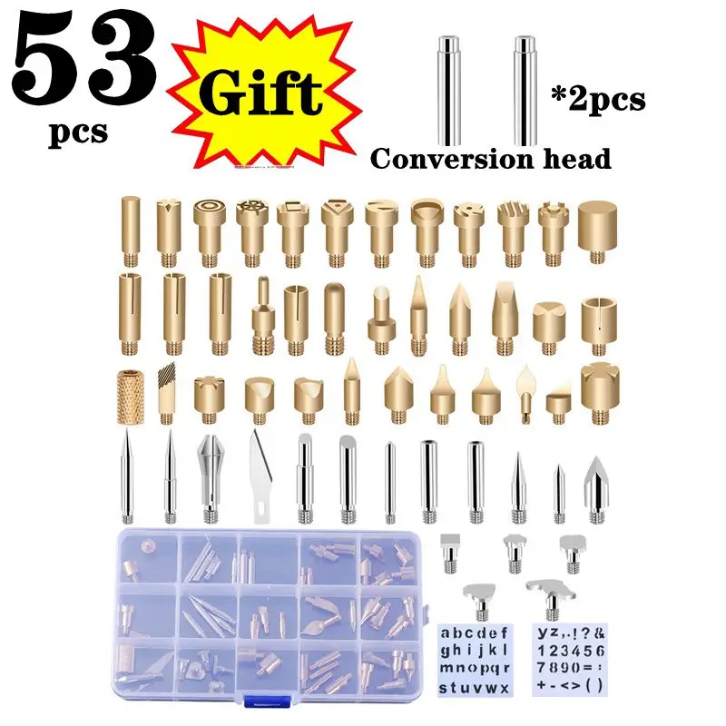 

53 шт., электронный паяльник для работ по дереву