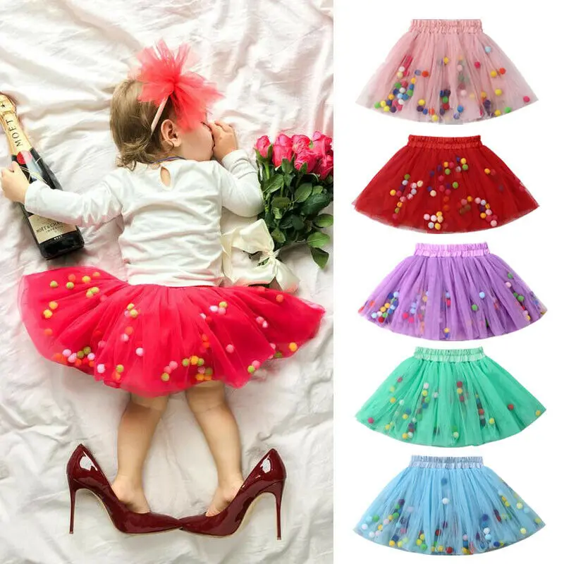 Детская разноцветная юбка из фатина для девочек|Юбки| |