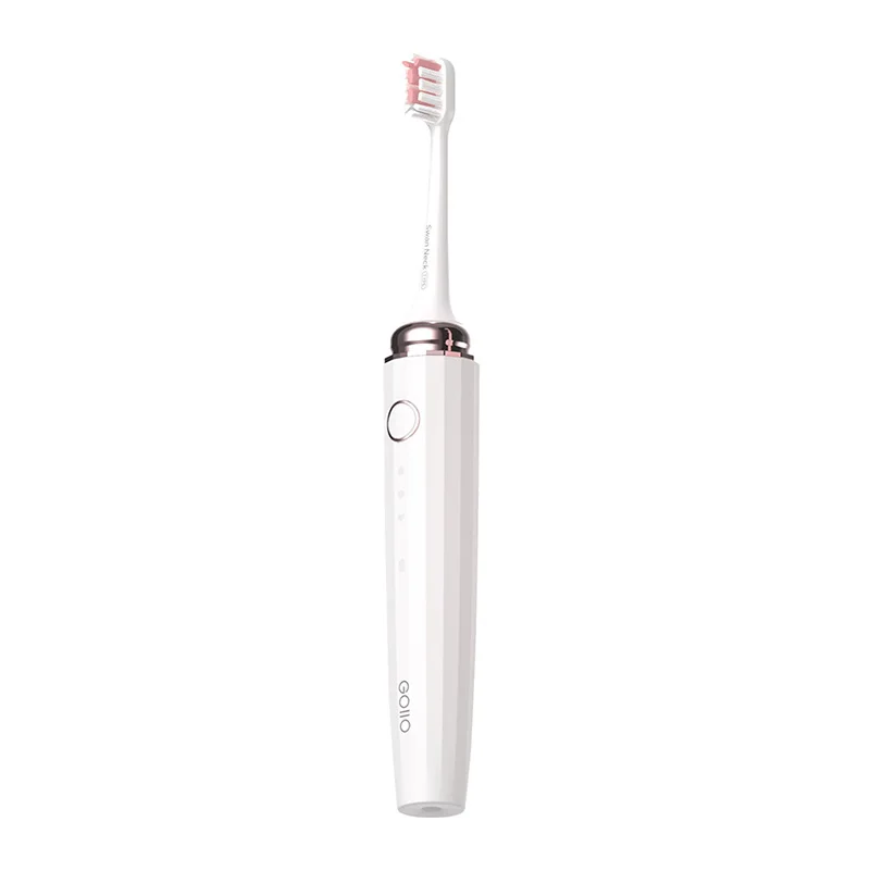 White Toothbrush Электрическая зубная щетка звуковая волна IPX7 Водонепроницаемая перезаряжаемая высокое качество смарт-чип отбеливание Уход за зубами здоровье - Цвет: White Toothbrush