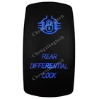 Задний дифференциальный замок для автомобиля лодки синий светодиод 5-контактный кулисный переключатель 12 В 20 А SPST вкл.ВЫКЛ. Переключатель аксессуары для Carling 4X4