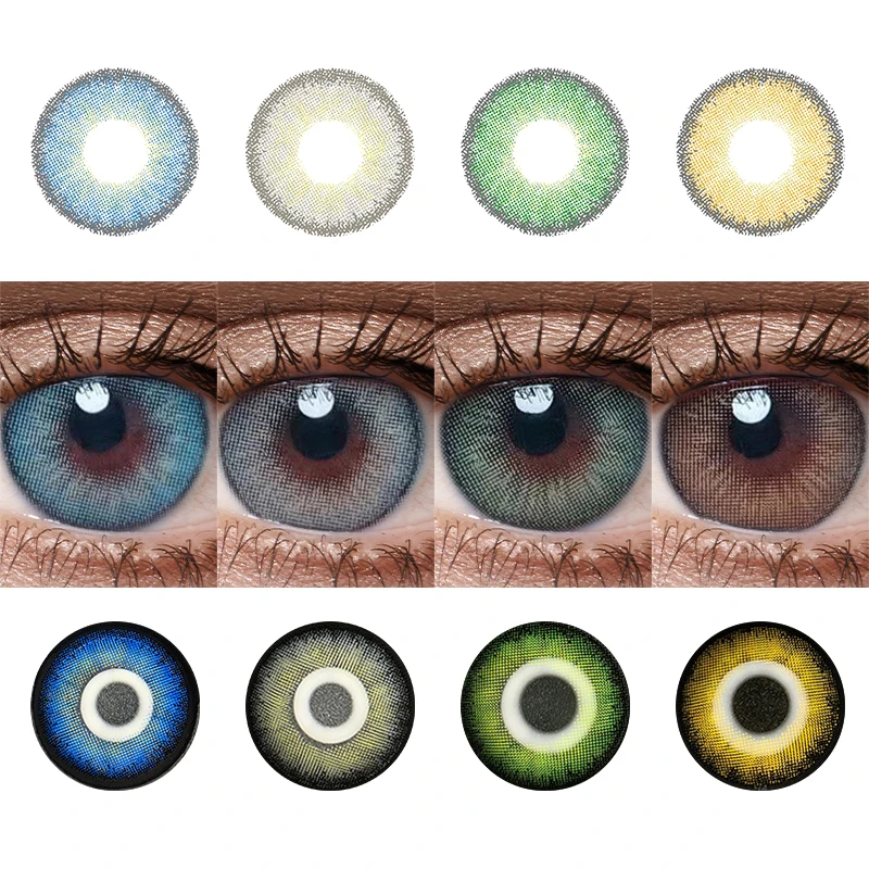 Контактные линзы популярный натуральный европейский и американский стиль