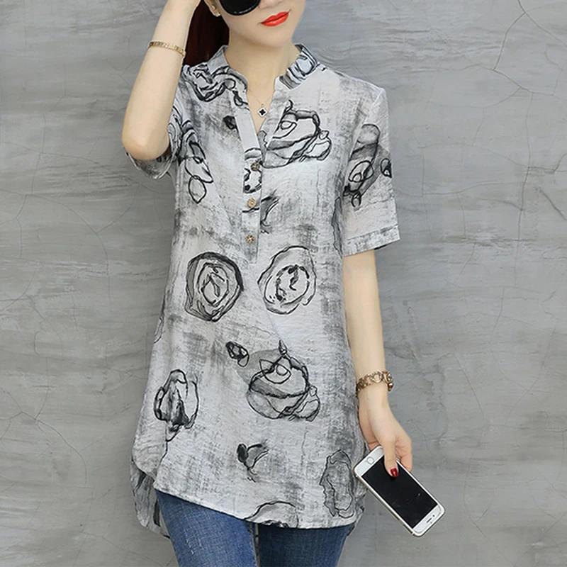 2021 модная шифоновая Женская одежда с коротким рукавом размера плюс женская