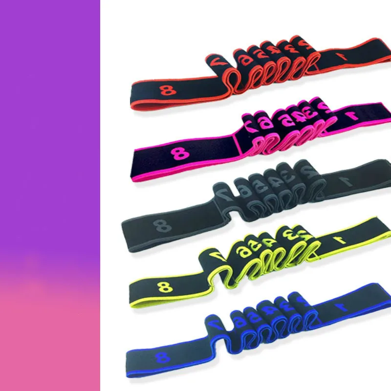 Ремень для йоги пояс из нейлона латекса шелка эластичная лента латинских танцев