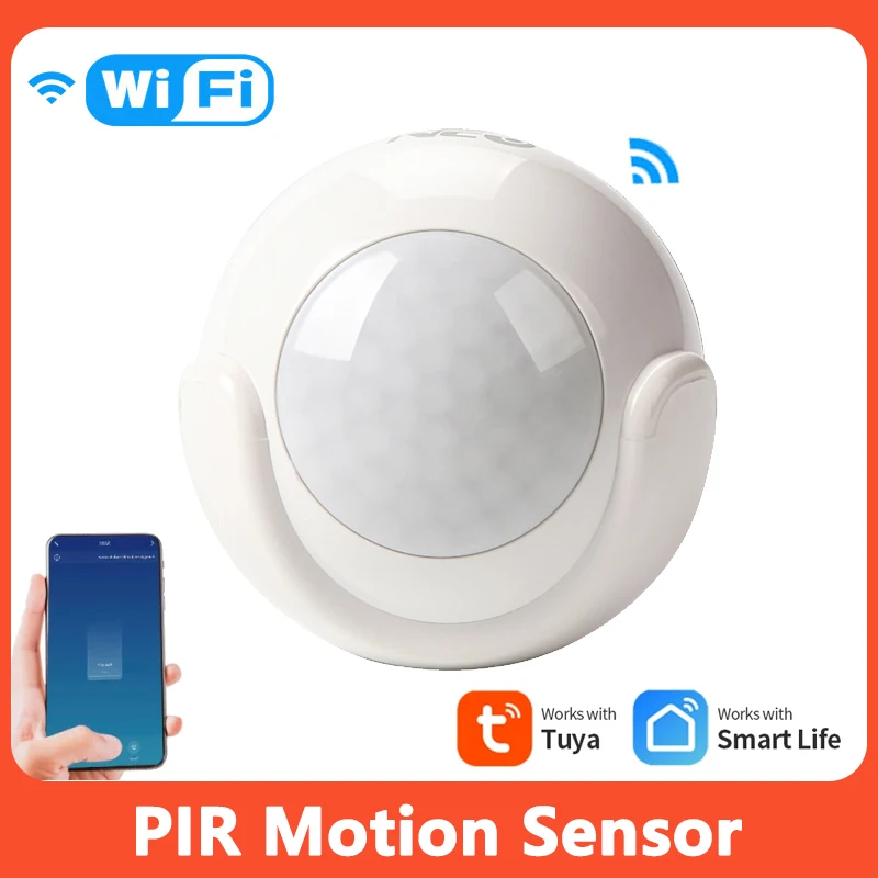 

WiFi Smart PIR Motion Sensor Detector Movement Sensor Wireless Smart Home Security Alarm System For Tuya Smart Life App IFTTT
