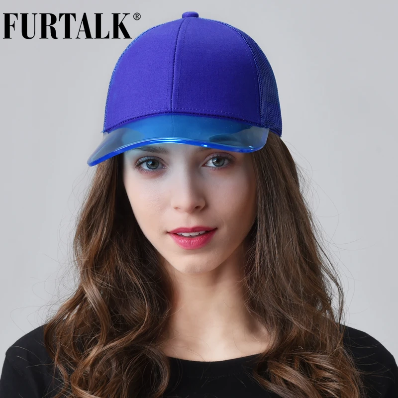 Женская Бейсболка FURTALK черная регулируемая розовая бейсбольная кепка в стиле хип