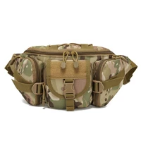 military fan bag men outdoor sports waterproof tactical waist bag fanny pack riding travel running camping shoulder chest bag