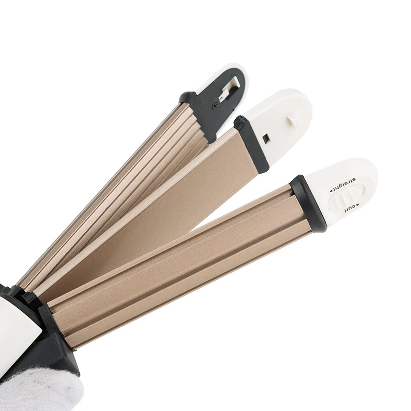 Kemei Многофункциональный выпрямитель для волос бигуди кукурузные горячие