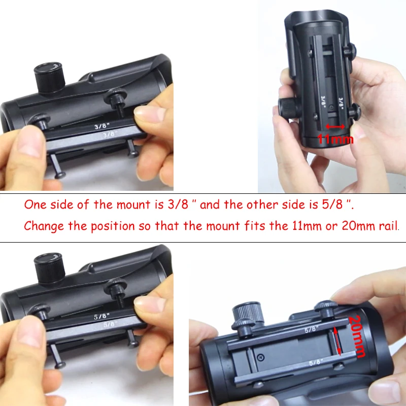 Коллиматорный оптический прицел с красной точкой 1x30 мм | Спорт и развлечения