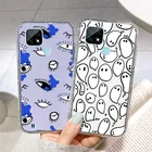 Силиконовый чехол Realme C21 для OPPO Realme 8 7 Pro C11 C12 C15 C20 Narzo 10 20 Reno 5 Lite 4 F, прозрачный чехол